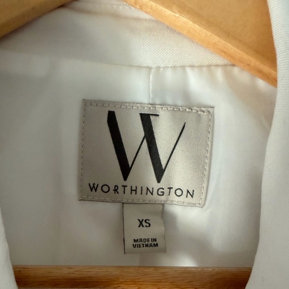 Worthington Elegant White Women's Blazer - Picture 8 of 15
